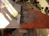 Монтаж макета самолета. Донецк, 2011г. Вес: 1500 кг; габариты: 11 на 13м