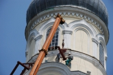 Троицкий собор, г. Днепропетровск. Реставрация фасада и куполов.