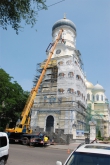 Троицкий собор, г. Днепропетровск. Реставрация фасада и куполов.
