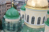 Троицкий собор, г. Днепропетровск. Реставрация фасада и куполов.